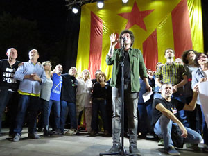 Manifestació 'República!' pels carrers de la ciutat i el Parc de la Devesa