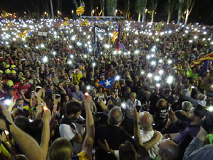 Manifestació 'República!' pels carrers de la ciutat i el Parc de la Devesa