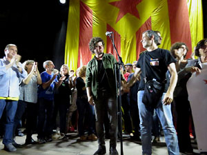 Manifestació 'República!' pels carrers de la ciutat i el Parc de la Devesa