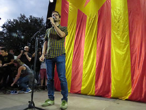Manifestació 'República!' pels carrers de la ciutat i el Parc de la Devesa