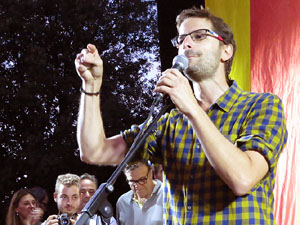 Manifestació 'República!' pels carrers de la ciutat i el Parc de la Devesa