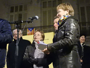 Nadal 2017. Encesa de les llums de Hanukkà a la plaça del Vi