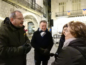 Nadal 2017. Encesa de les llums de Hanukkà a la plaça del Vi