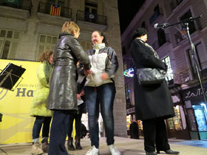 Nadal 2017. Encesa de les llums de Hanukkà a la plaça del Vi