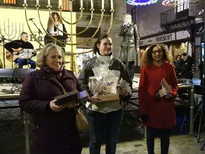 Nadal 2017. Encesa de les llums de Hanukkà a la plaça del Vi