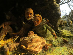 Nadal 2017. Exposició de pessebres a la Carbonera, organitzada per l'Associació de Pessebristes de Girona