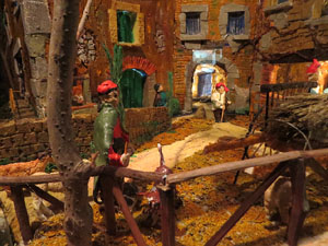 Nadal 2017. Exposició de pessebres a la Carbonera, organitzada per l'Associació de Pessebristes de Girona