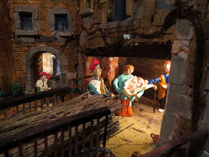 Nadal 2017. Exposició de pessebres a la Carbonera, organitzada per l'Associació de Pessebristes de Girona