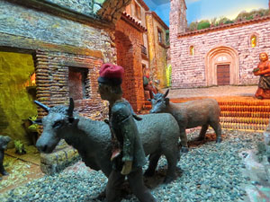 Nadal 2017. Exposició de pessebres a la Carbonera, organitzada per l'Associació de Pessebristes de Girona