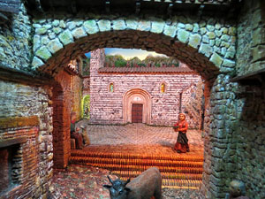 Nadal 2017. Exposició de pessebres a la Carbonera, organitzada per l'Associació de Pessebristes de Girona