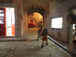 Nadal 2017. Exposició de pessebres a la Carbonera, organitzada per l'Associació de Pessebristes de Girona