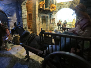 Nadal 2017. Exposició de pessebres a la Carbonera, organitzada per l'Associació de Pessebristes de Girona