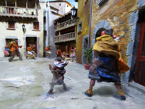 Nadal 2017. Exposició de pessebres a la Carbonera, organitzada per l'Associació de Pessebristes de Girona