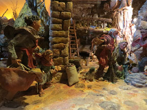 Nadal 2017. Exposició de pessebres a la Carbonera, organitzada per l'Associació de Pessebristes de Girona