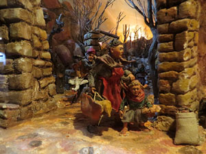 Nadal 2017. Exposició de pessebres a la Carbonera, organitzada per l'Associació de Pessebristes de Girona