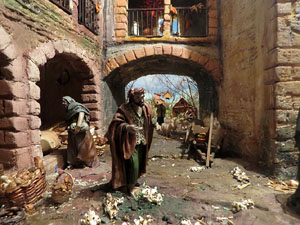 Nadal 2017. Exposició de pessebres a la Carbonera, organitzada per l'Associació de Pessebristes de Girona