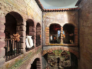 Nadal 2017. Exposició de pessebres a la Carbonera, organitzada per l'Associació de Pessebristes de Girona