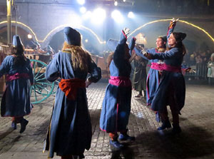 La Cavalcada de Reis 2018. Arribada del seguici a la plaça del Vi