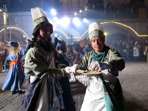 La Cavalcada de Reis 2018. Arribada del seguici a la plaça del Vi