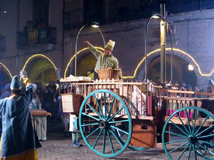 La Cavalcada de Reis 2018. Arribada del seguici a la plaça del Vi