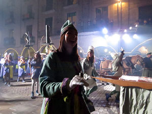 La Cavalcada de Reis 2018. Arribada del seguici a la plaça del Vi