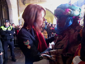 La Cavalcada de Reis 2018. Arribada del seguici a la plaça del Vi