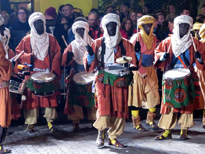 La Cavalcada de Reis 2018. Arribada del seguici a la plaça del Vi