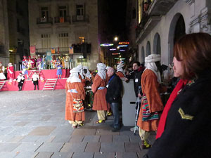 La Cavalcada de Reis 2018. Arribada del seguici a la plaça del Vi
