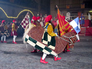 La Cavalcada de Reis 2018. Arribada del seguici a la plaça del Vi