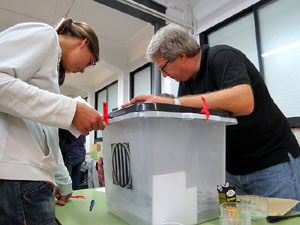 1 d'octubre 2017. Votació del referèndum a l'escola Eiximenis