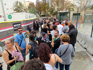 1 d'octubre 2017. Votació del referèndum a l'escola Eiximenis