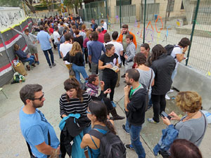 1 d'octubre 2017. Votació del referèndum a l'escola Eiximenis
