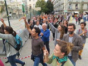 1 d'octubre 2017. Votació del referèndum a l'escola Eiximenis