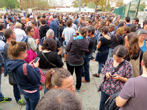 1 d'octubre 2017. Votació del referèndum a l'escola Eiximenis