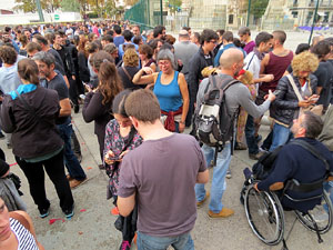 1 d'octubre 2017. Votació del referèndum a l'escola Eiximenis