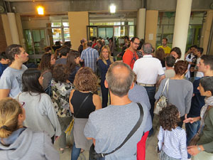 1 d'octubre 2017. Votació del referèndum a l'escola Eiximenis