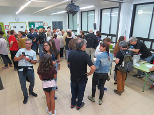 1 d'octubre 2017. Votació del referèndum a l'escola Eiximenis