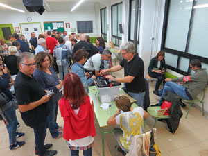 1 d'octubre 2017. Votació del referèndum a l'escola Eiximenis