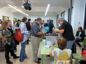 1 d'octubre 2017. Votació del referèndum a l'escola Eiximenis