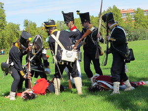 X Festa Reviu els Setges Napole&ograve;nics de Girona. Recreaci&oacute; d'una batalla napole&ograve;nica a les Ribes del Ter