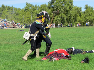 X Festa Reviu els Setges Napole&ograve;nics de Girona. Recreaci&oacute; d'una batalla napole&ograve;nica a les Ribes del Ter