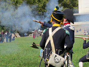 X Festa Reviu els Setges Napole&ograve;nics de Girona. Recreaci&oacute; d'una batalla napole&ograve;nica a les Ribes del Ter