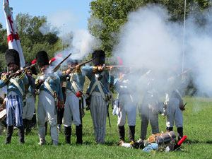 X Festa Reviu els Setges Napole&ograve;nics de Girona. Recreaci&oacute; d'una batalla napole&ograve;nica a les Ribes del Ter