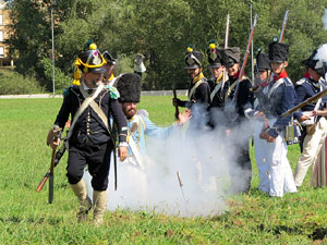 X Festa Reviu els Setges Napole&ograve;nics de Girona. Recreaci&oacute; d'una batalla napole&ograve;nica a les Ribes del Ter