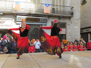 Celebraci&oacute; de l'any nou xin&egrave;s, el 4716, any del Gos, a Girona
