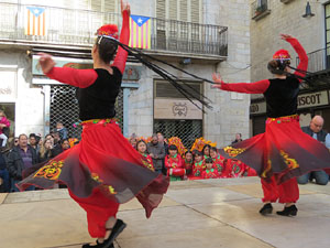 Celebraci&oacute; de l'any nou xin&egrave;s, el 4716, any del Gos, a Girona