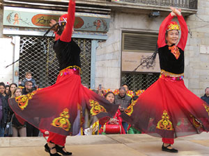 Celebraci&oacute; de l'any nou xin&egrave;s, el 4716, any del Gos, a Girona