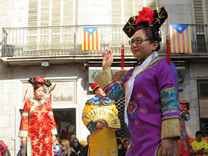 Celebraci&oacute; de l'any nou xin&egrave;s, el 4716, any del Gos, a Girona