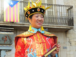 Celebraci&oacute; de l'any nou xin&egrave;s, el 4716, any del Gos, a Girona