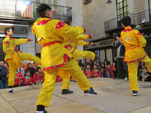 Celebraci&oacute; de l'any nou xin&egrave;s, el 4716, any del Gos, a Girona